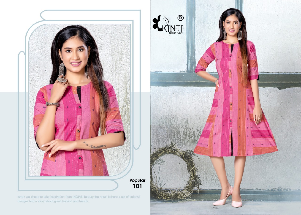 Kinti Popstar A Line Kurti collection 4