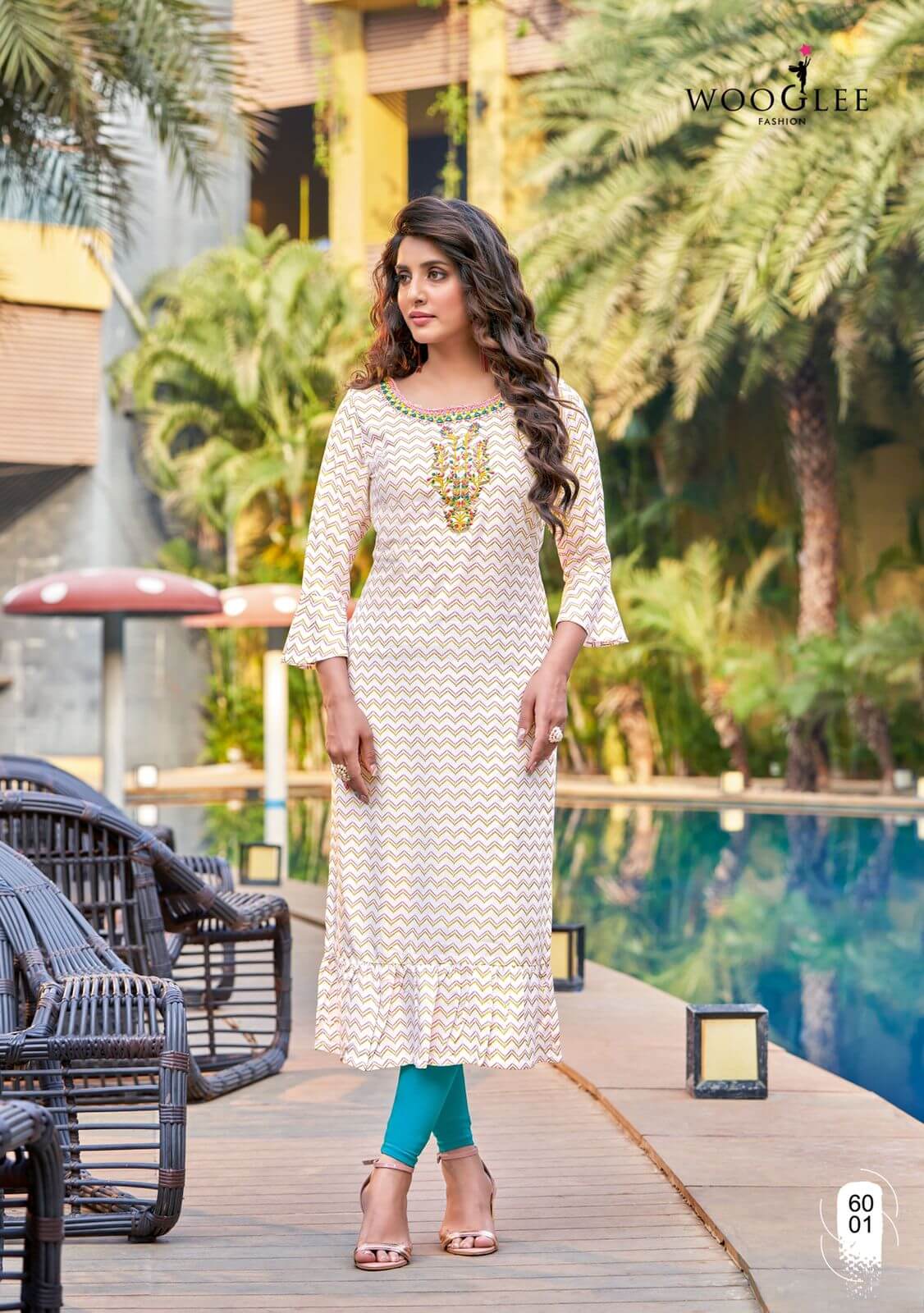 Wooglee Tarang Casual Wear Kurti Catalog at Wholesale Rate collection 9