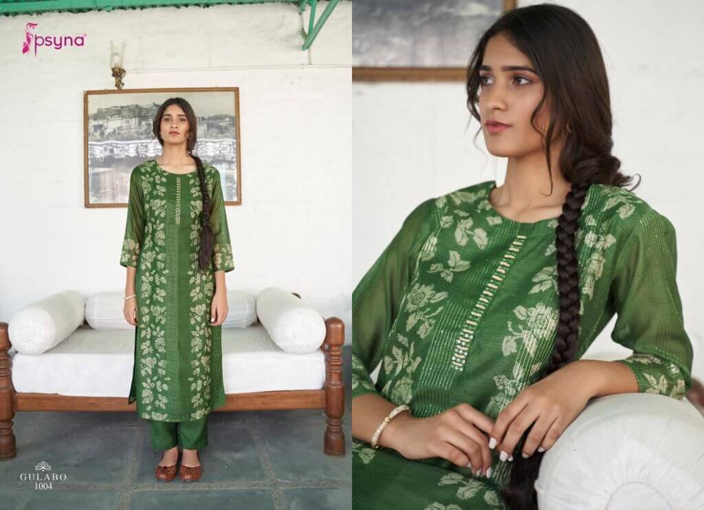 Psyna Gulabo Kurtis with bottom collection 7