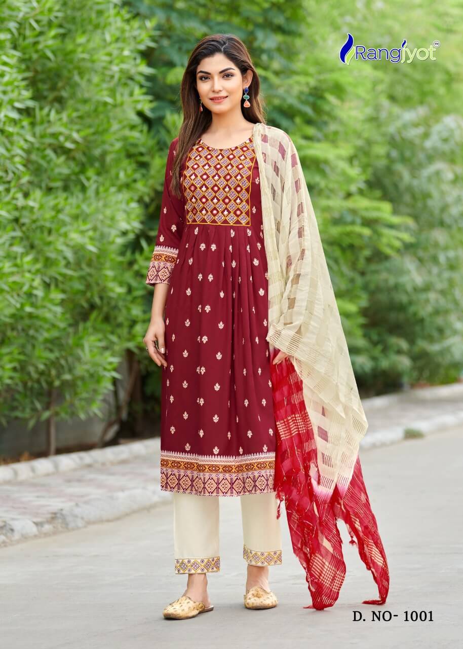 Rangjyot Rangmanch Printed Salwar Kameez collection 10