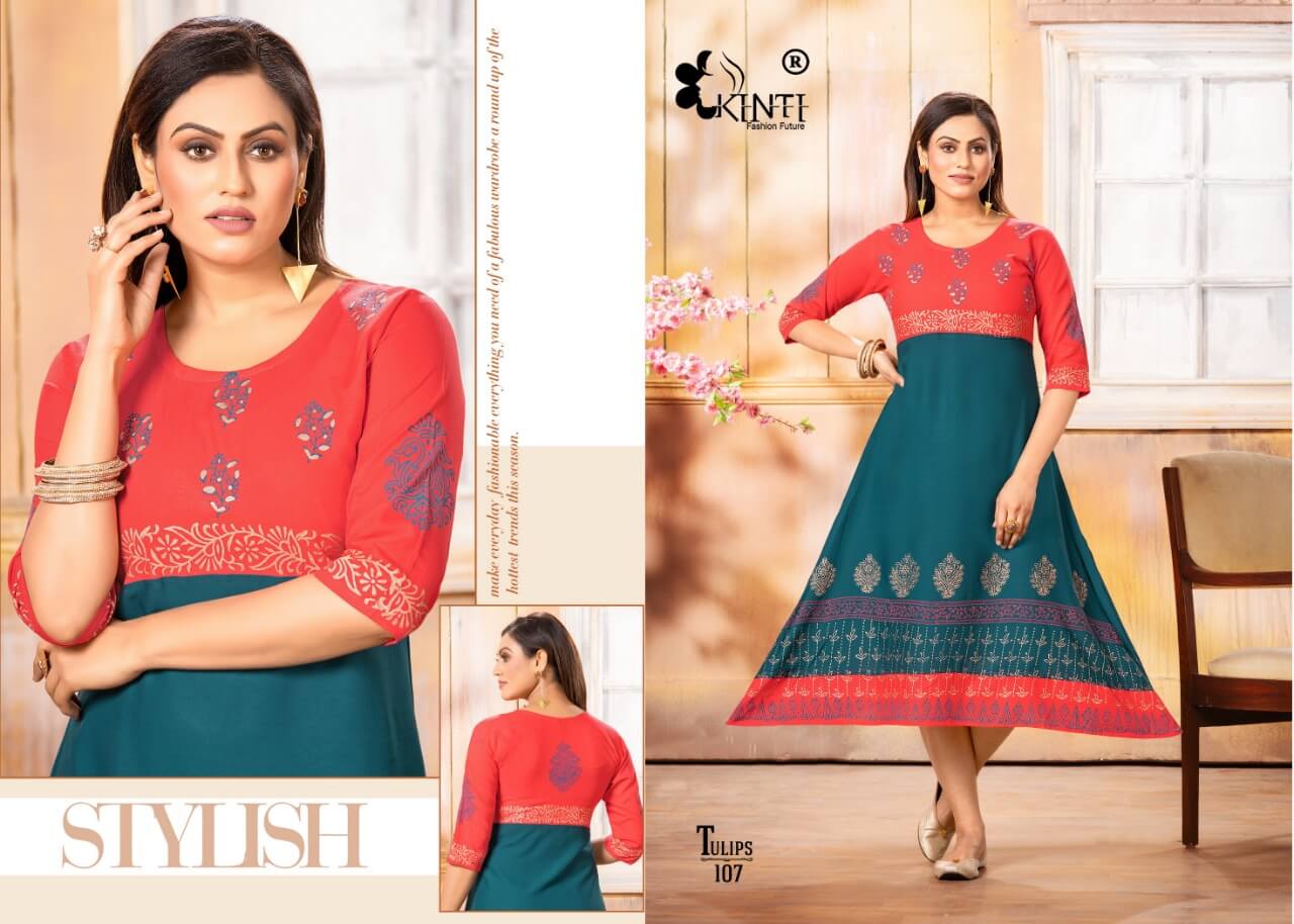 Kinti Tulip A Line Kurti collection 2