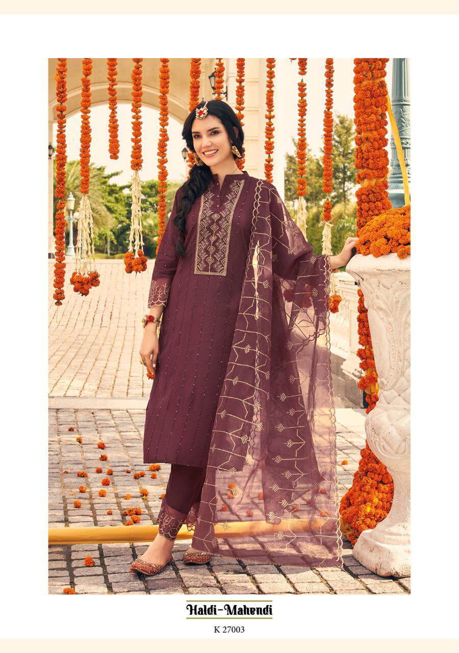 Kalki Haldi Mahendi Vol 4 Churidar Salwar Suits collection 6