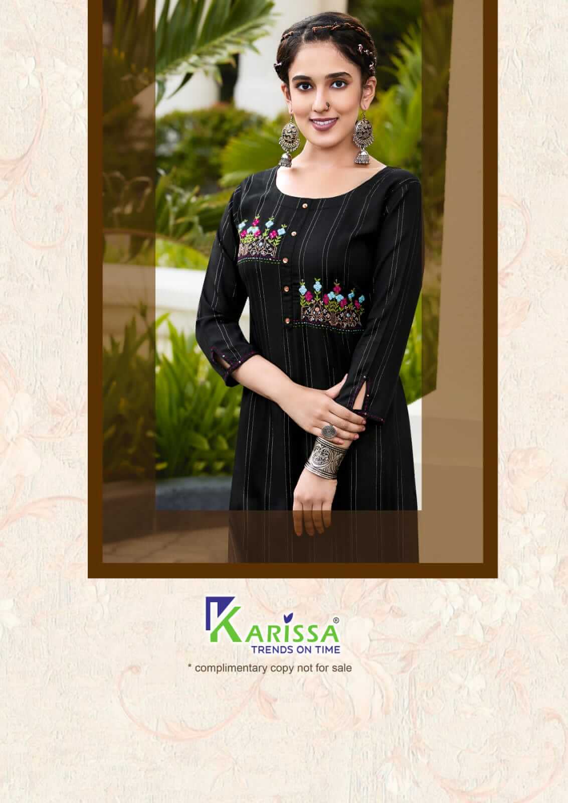 Karissa Rim Zim Embroidery Kurti collection 8