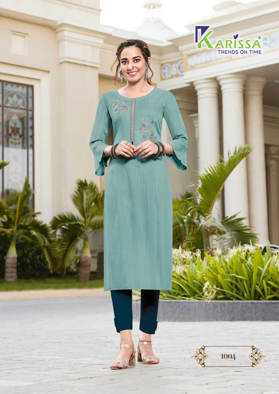 Karissa Rim Zim Embroidery Kurti collection 4