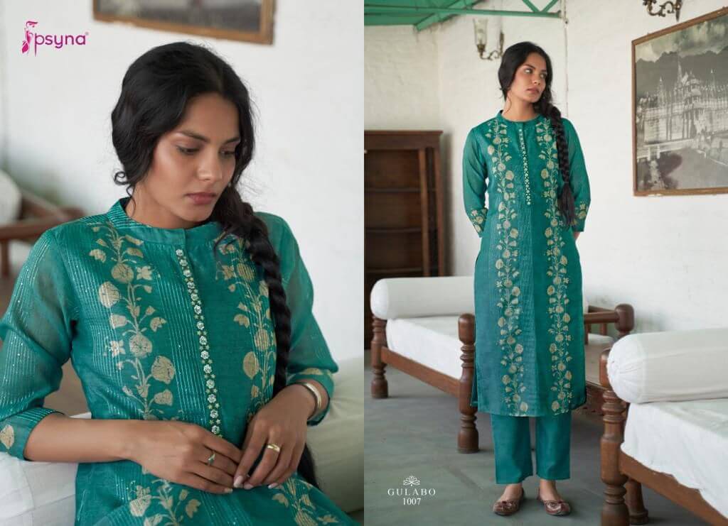 Psyna Gulabo Kurtis with bottom collection 6