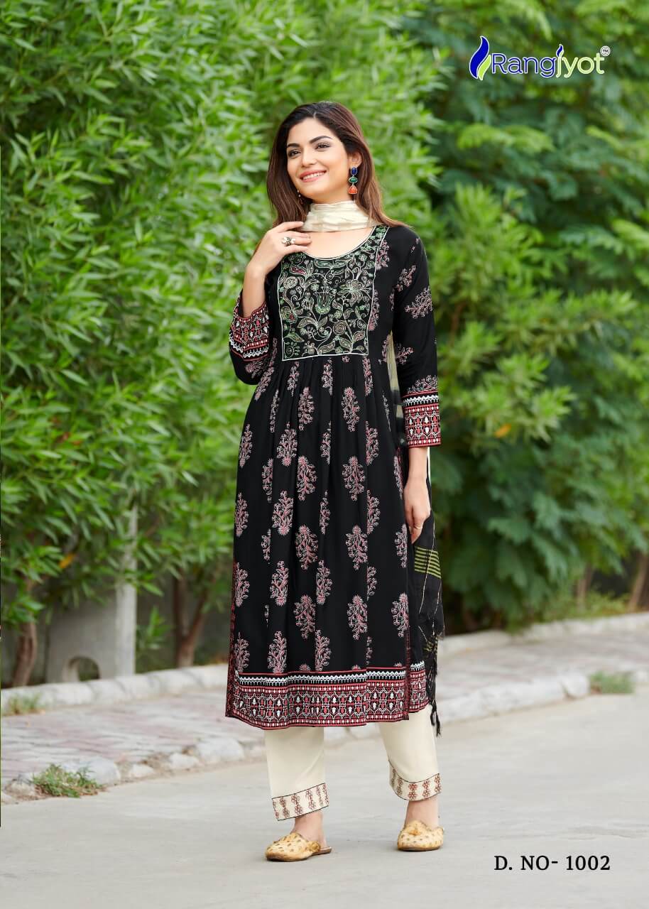 Rangjyot Rangmanch Printed Salwar Kameez collection 9