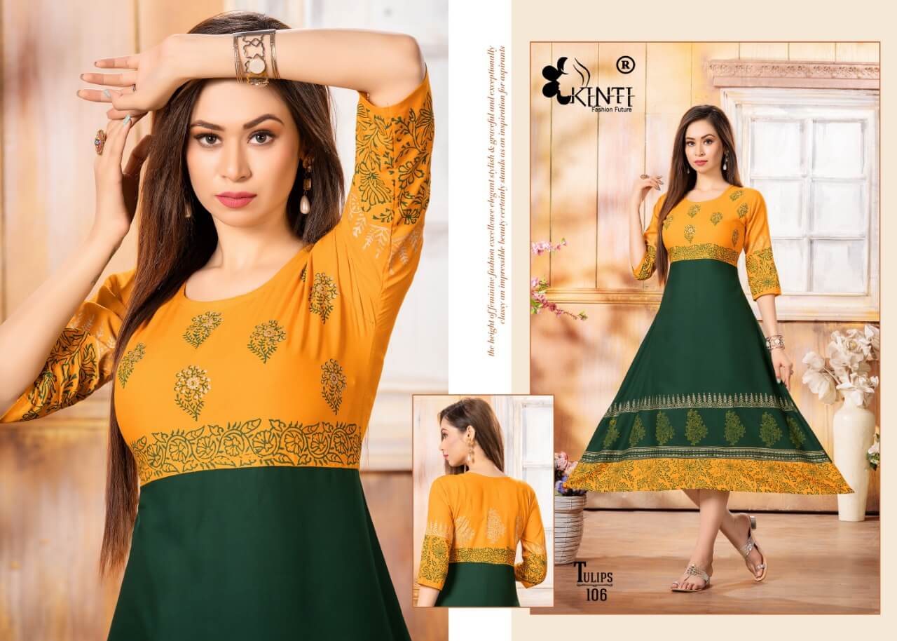 Kinti Tulip A Line Kurti collection 6