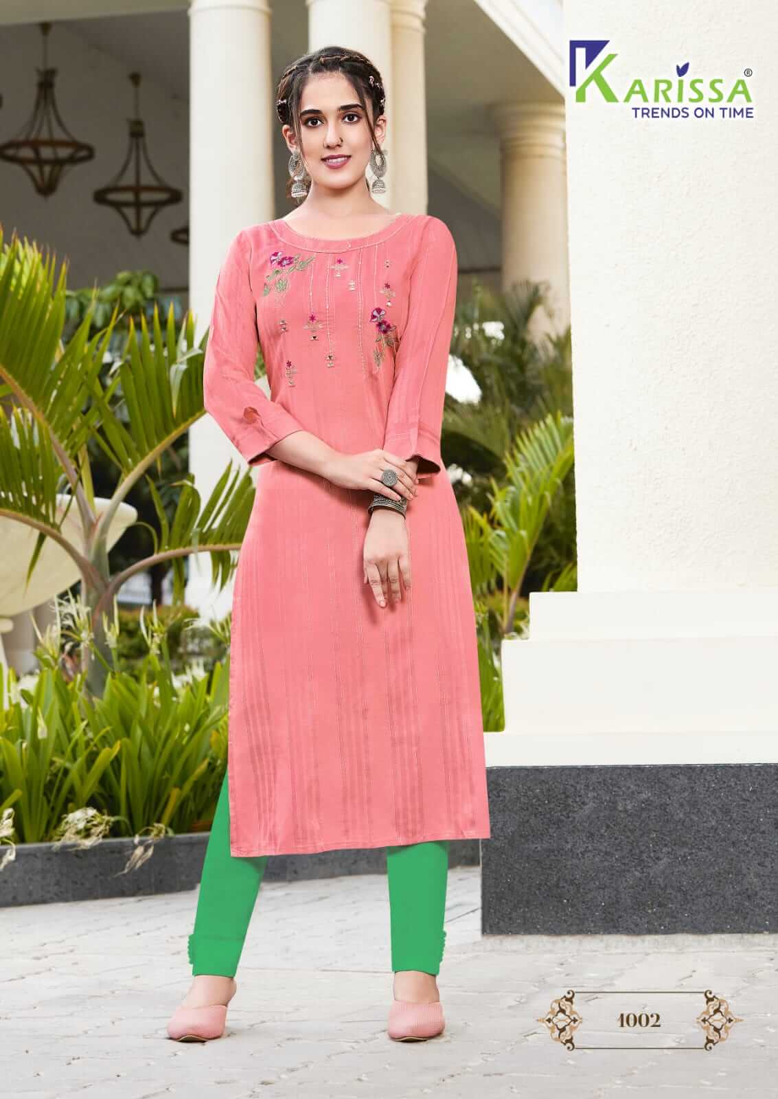 Karissa Rim Zim Embroidery Kurti collection 2