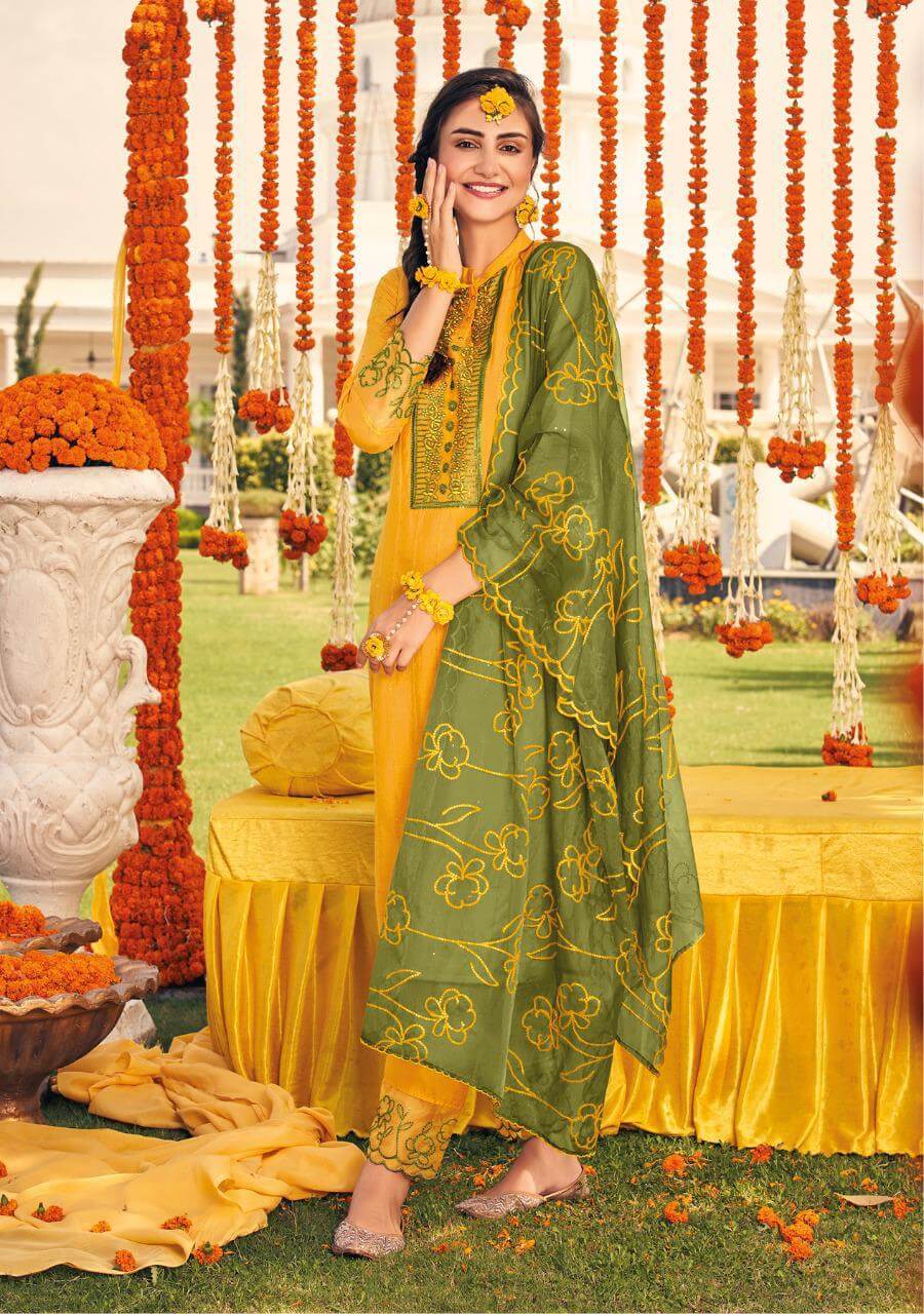 Kalki Haldi Mahendi Vol 4 Churidar Salwar Suits collection 3