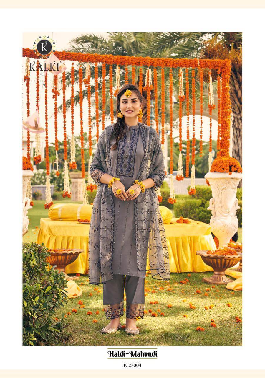 Kalki Haldi Mahendi Vol 4 Churidar Salwar Suits collection 4