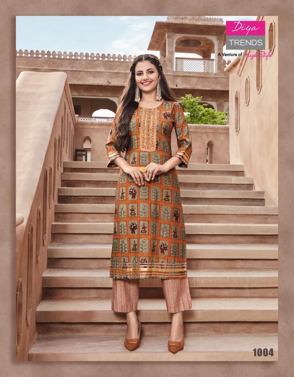 Diya Trends Goldy vol 1 Kurtis With Bottom Catalog collection 3