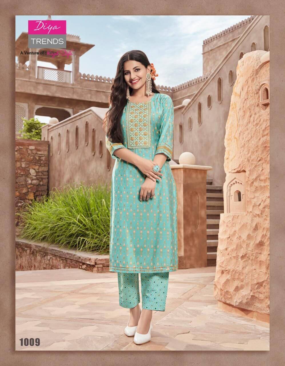 Diya Trends Goldy vol 1 Kurtis With Bottom Catalog collection 11