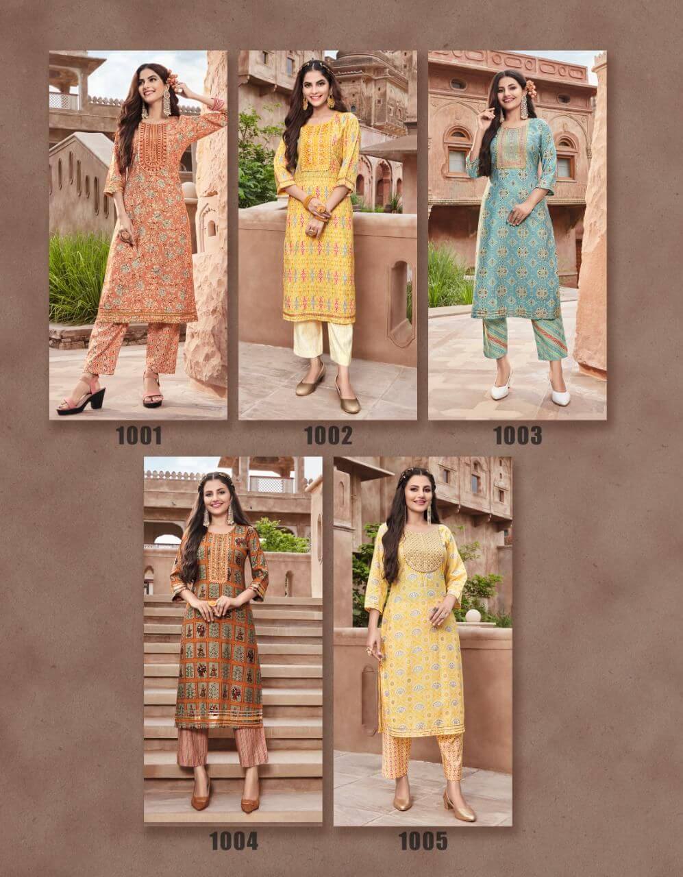 Diya Trends Goldy vol 1 Kurtis With Bottom Catalog collection 1