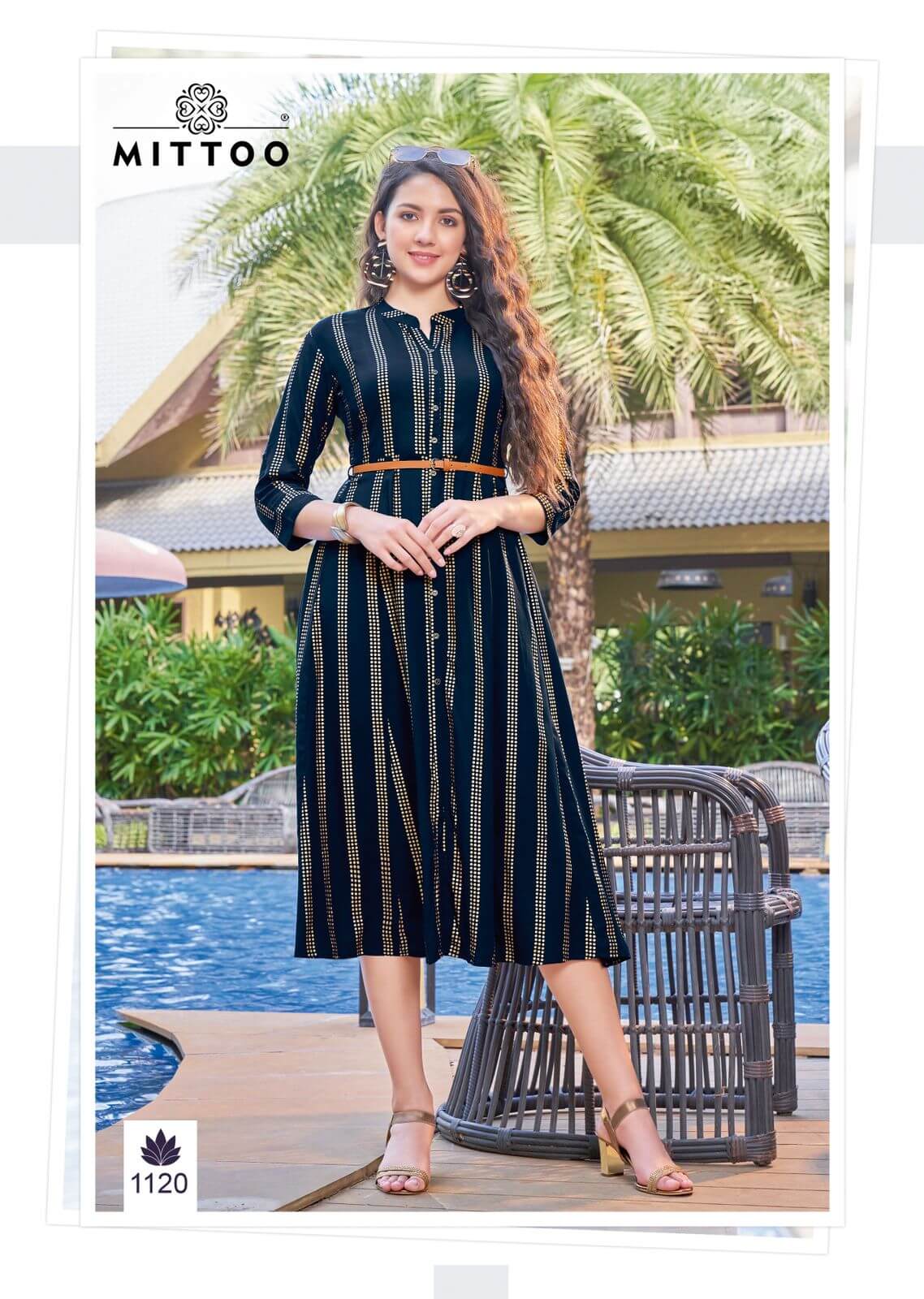 Mittoo Belt vol 10 One Piece Dress Catalog collection 8