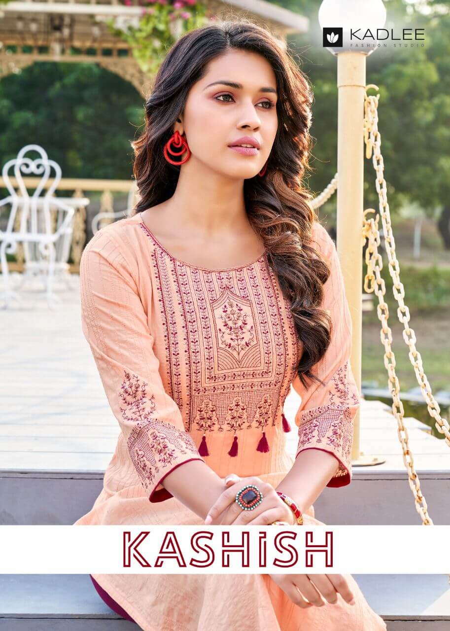 Kadlee Kashish Vol 6 Lurex Kurti collection 8