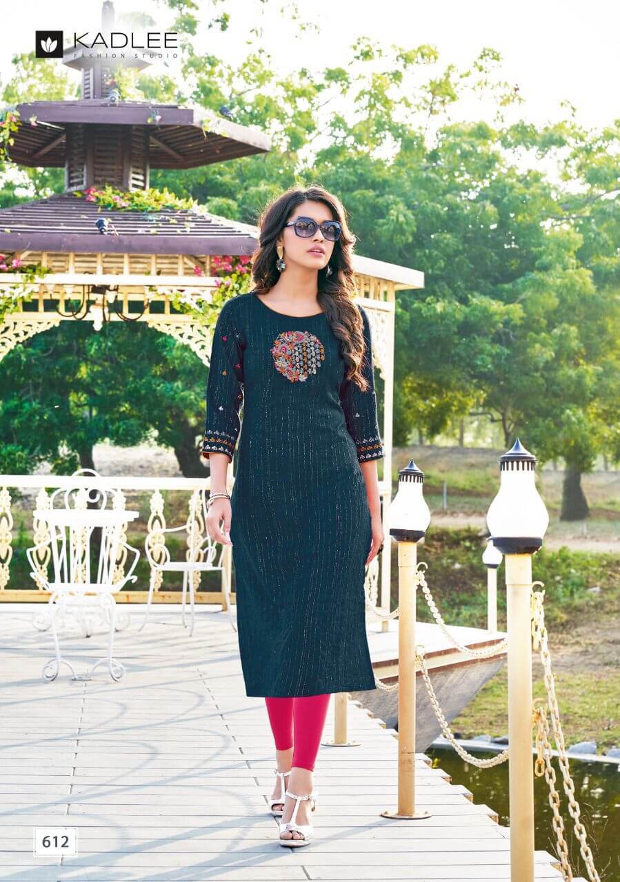 Kadlee Kashish Vol 6 Lurex Kurti collection 6