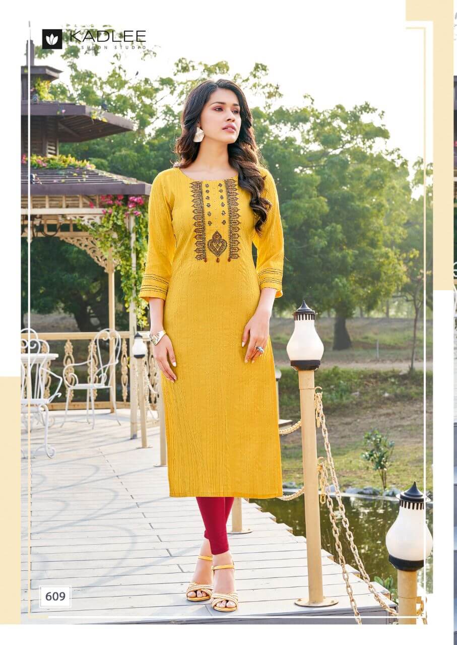 Kadlee Kashish Vol 6 Lurex Kurti collection 3