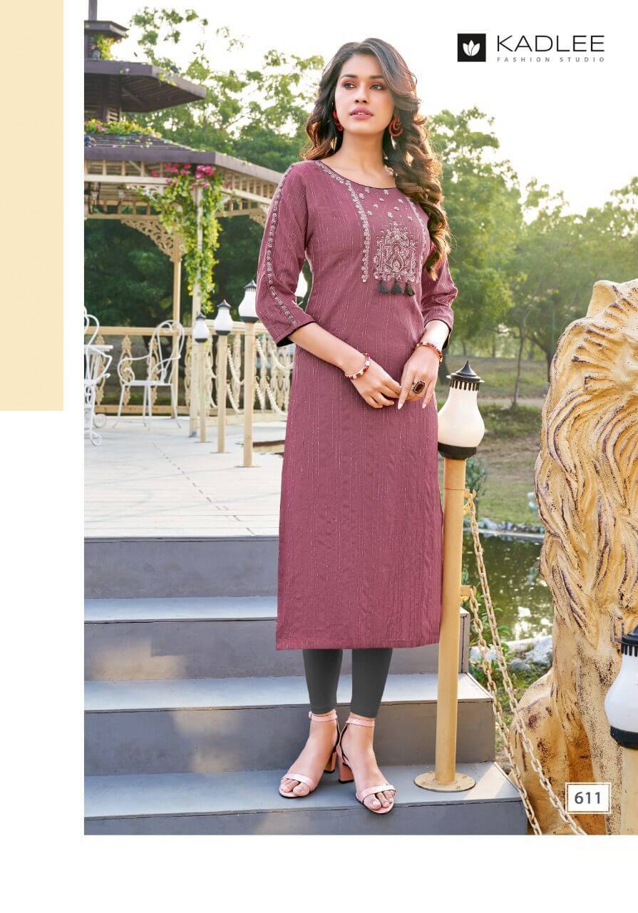 Kadlee Kashish Vol 6 Lurex Kurti collection 5