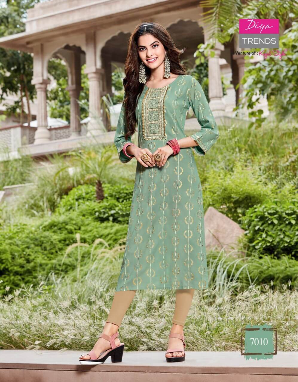 Diya Trends Victoria Vol 7 Printed Kurti collection 5