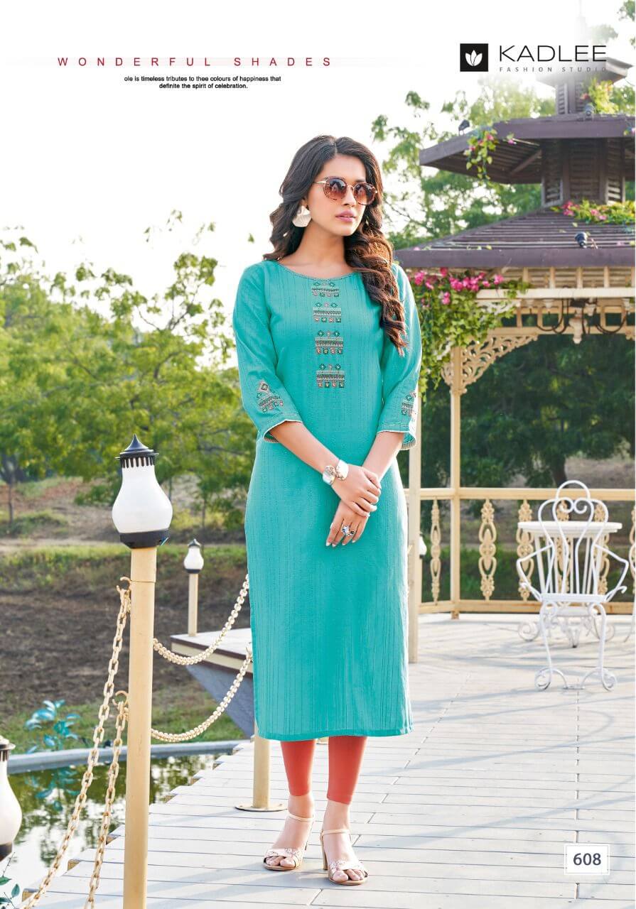 Kadlee Kashish Vol 6 Lurex Kurti collection 2