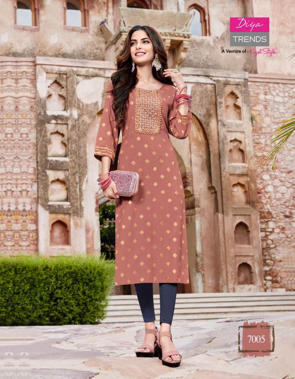 Diya Trends Victoria Vol 7 Printed Kurti collection 16