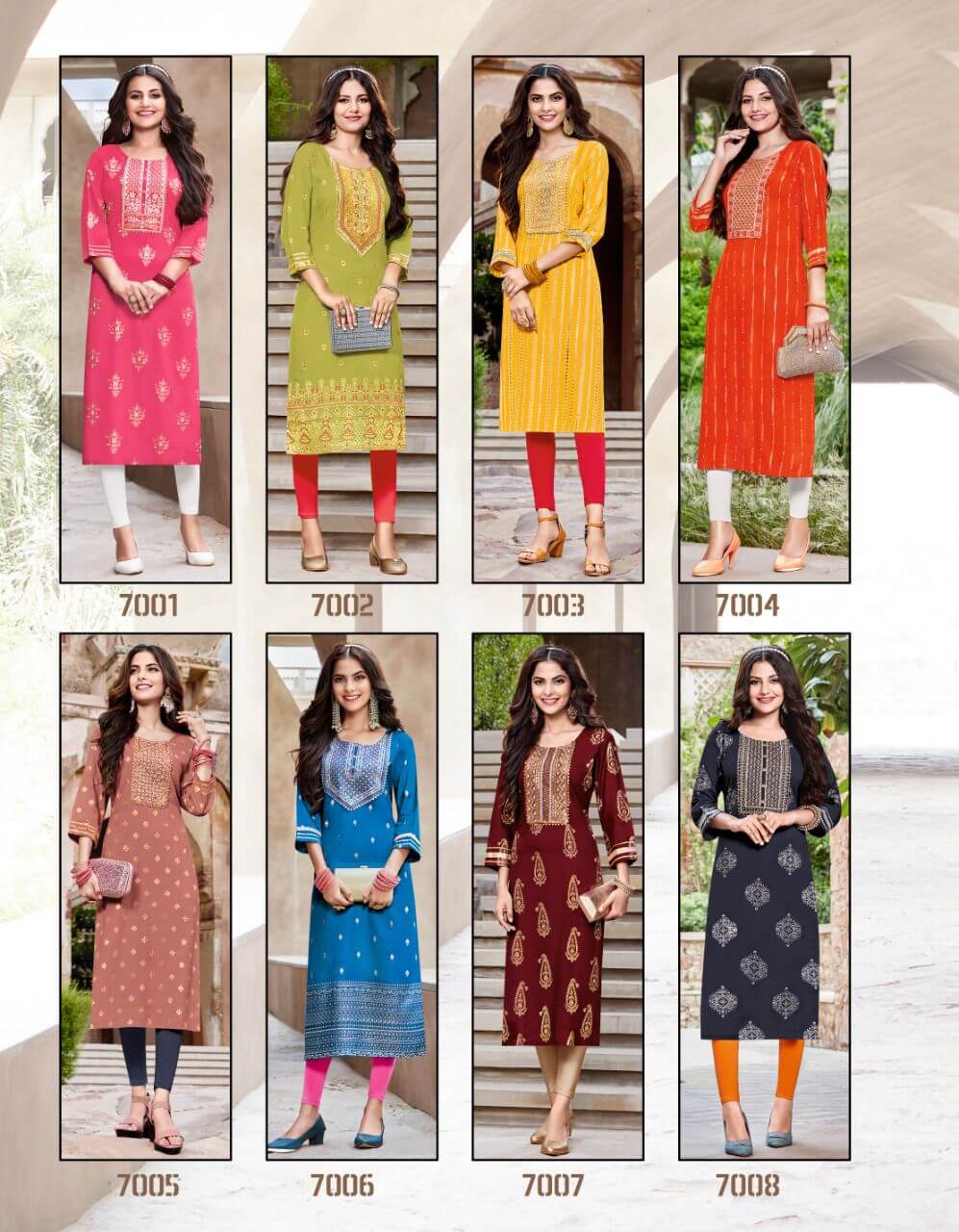 Diya Trends Victoria Vol 7 Printed Kurti collection 10