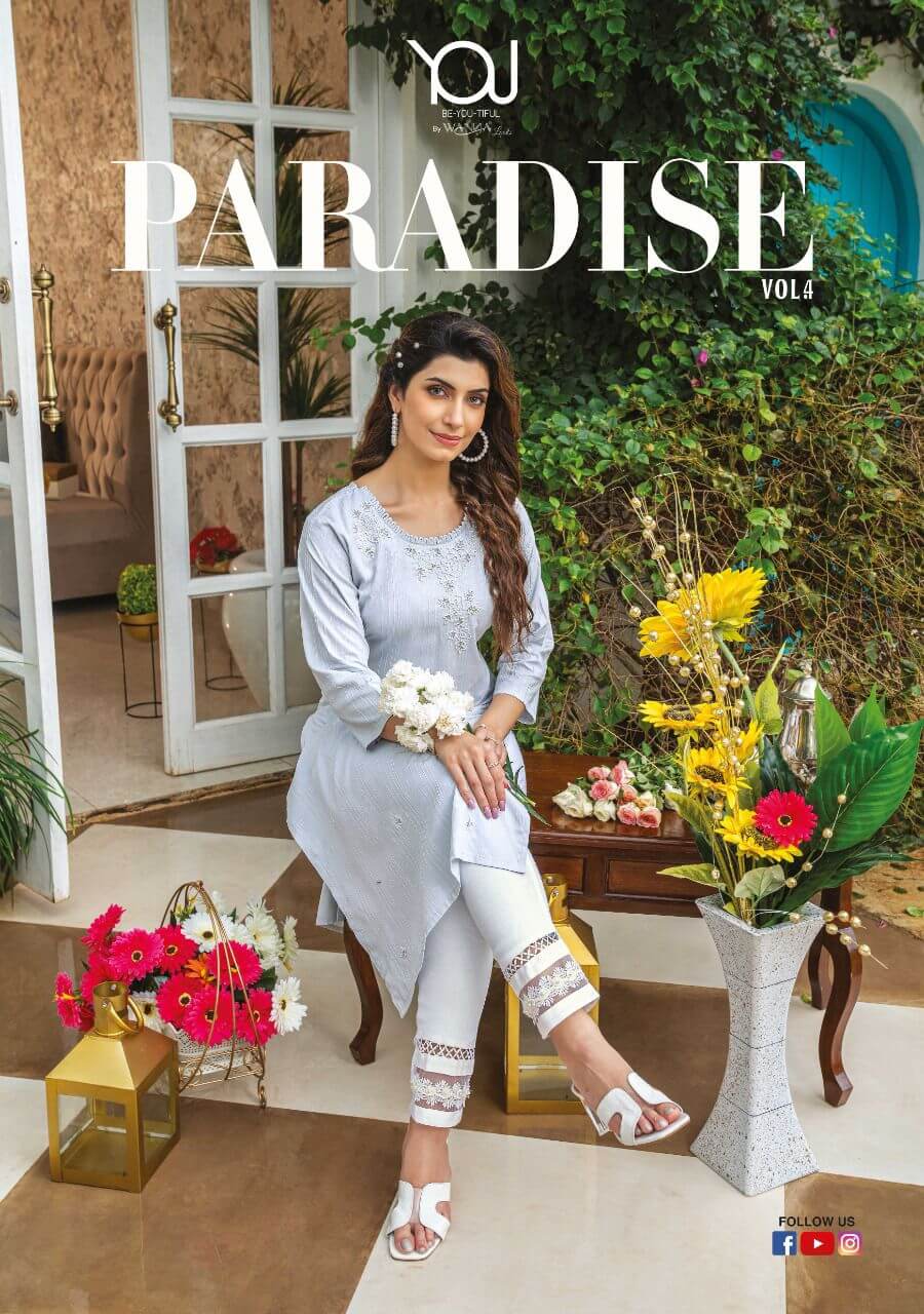 Wanna Paradise Vol 4 Kurtis with bottom collection 5