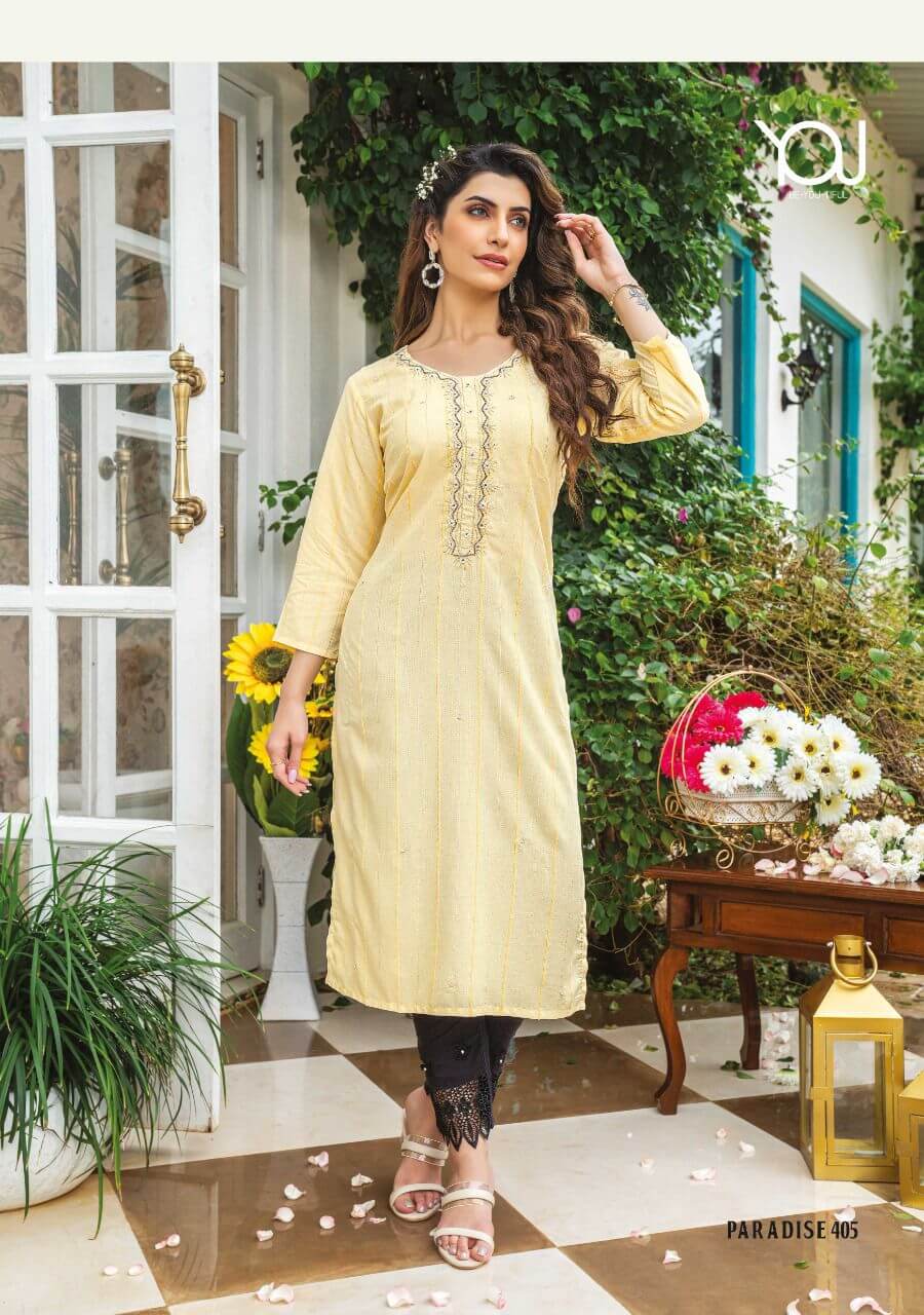 Wanna Paradise Vol 4 Kurtis with bottom collection 6