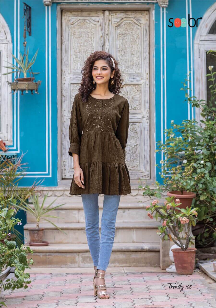 Soobr Trendy Ladies tops Catalog collection 7