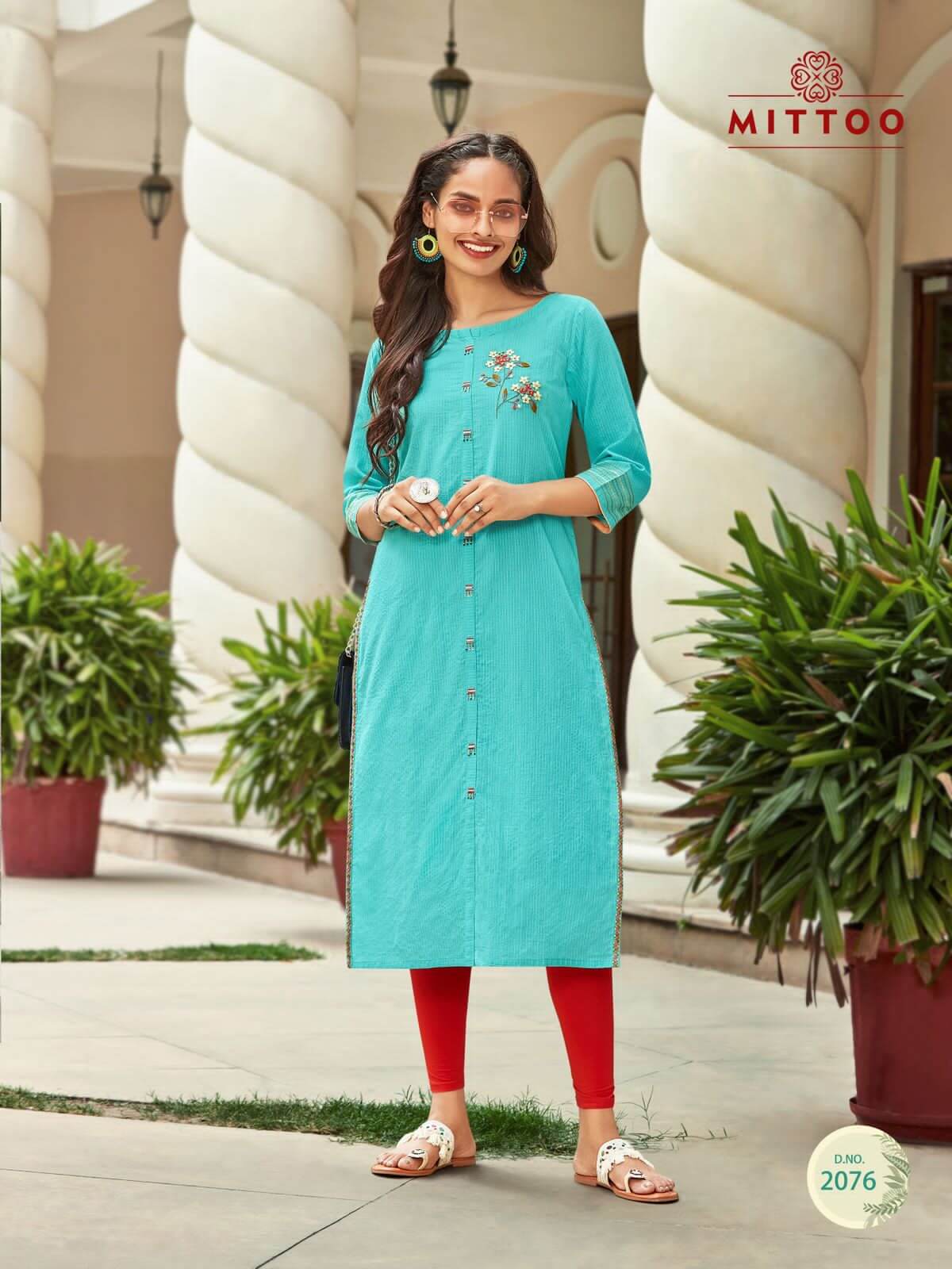 Mittoo Priyal vol 10 Straight Cut Kurti Catalog collection 7