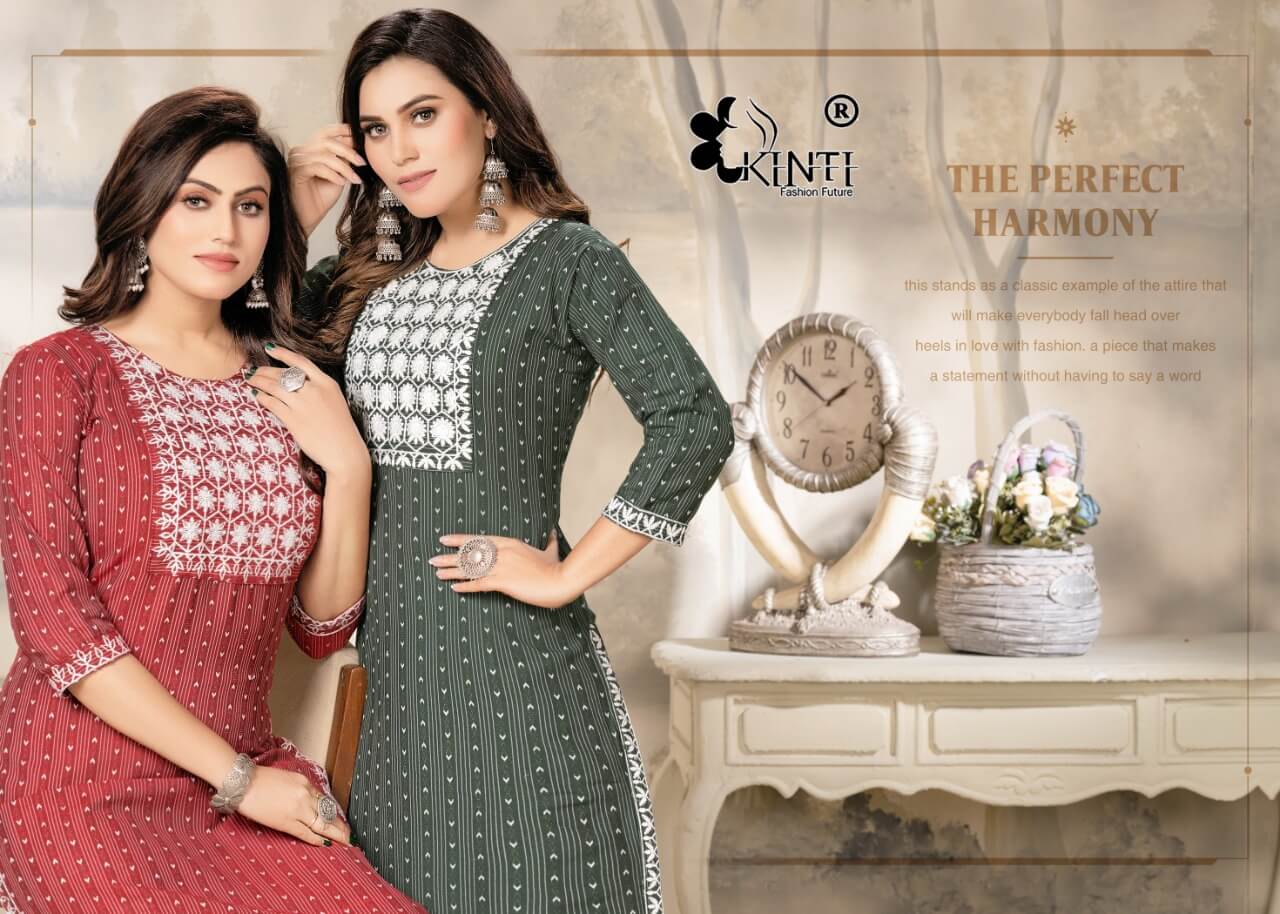 Kinti Vink Casual Wear Kurti Catalog collection 9