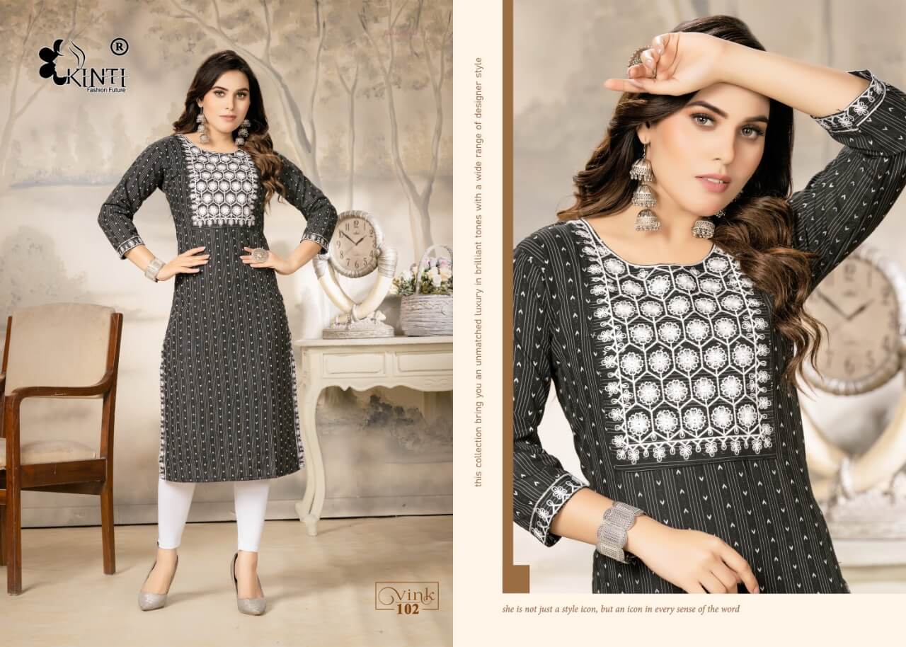 Kinti Vink Casual Wear Kurti Catalog collection 4