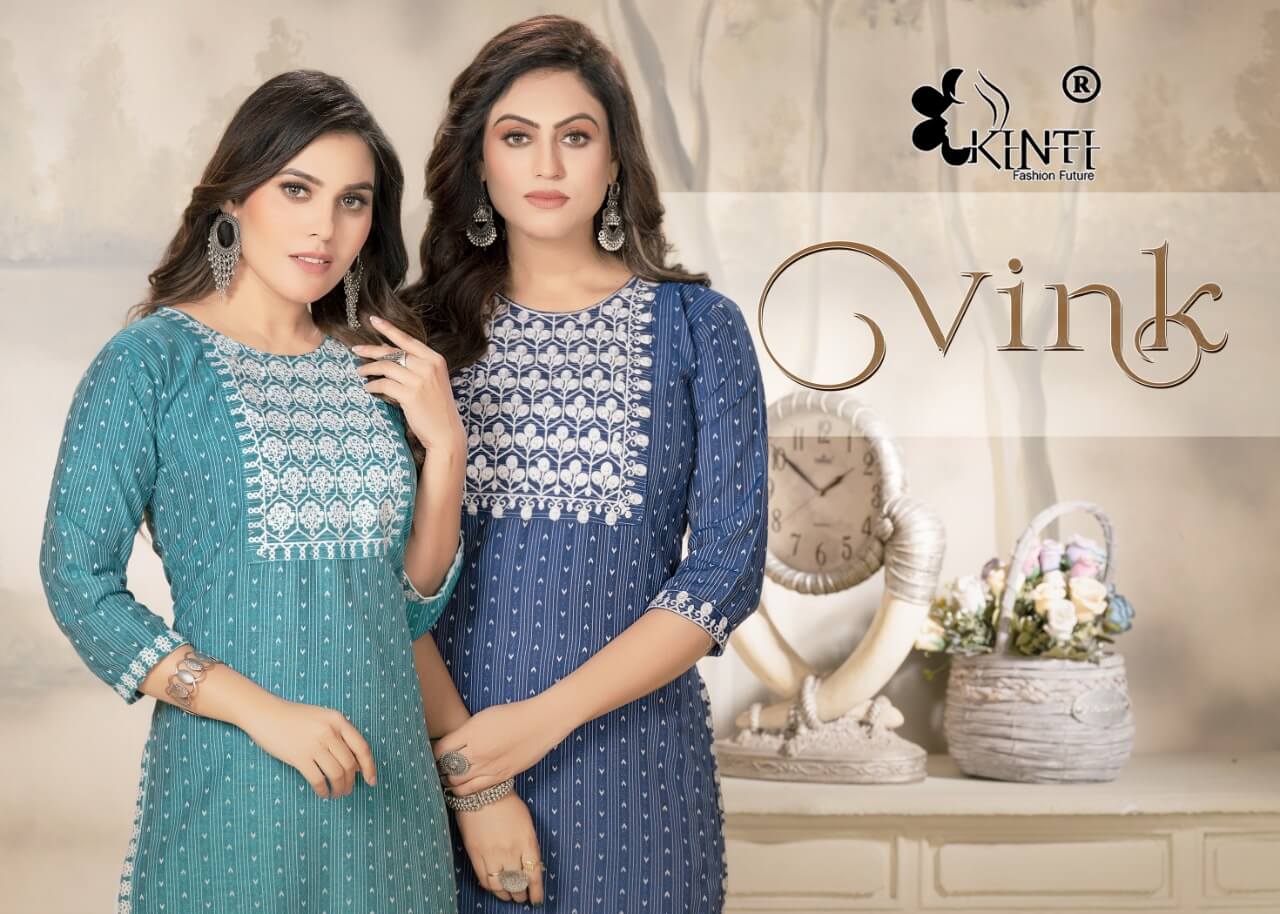 Kinti Vink Casual Wear Kurti Catalog collection 10