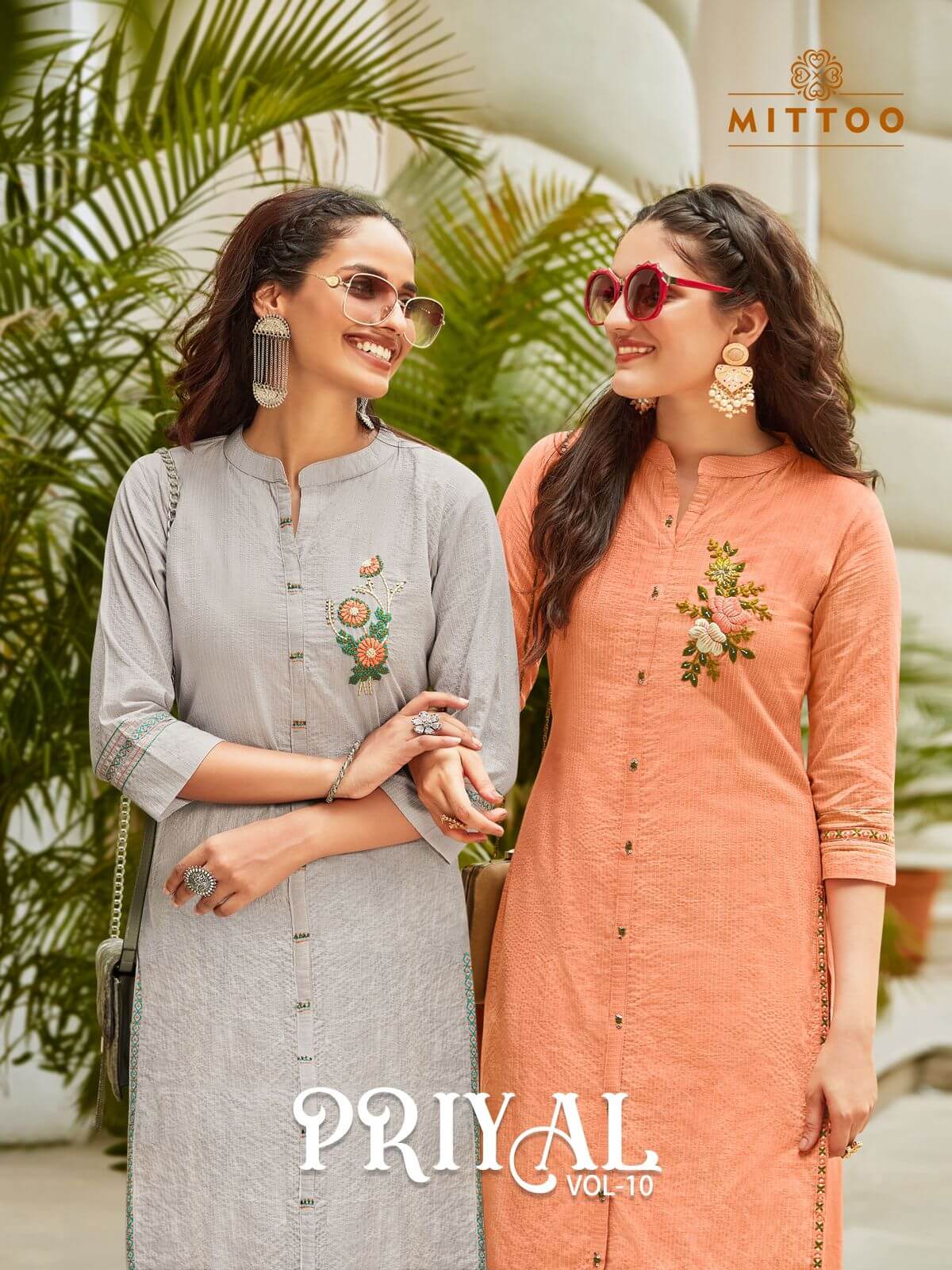 Mittoo Priyal vol 10 Straight Cut Kurti Catalog collection 1