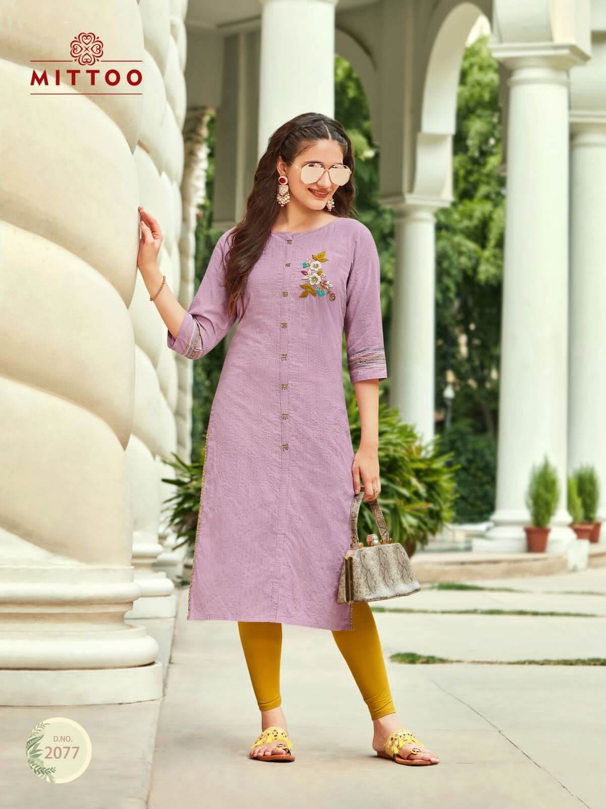 Mittoo Priyal vol 10 Straight Cut Kurti Catalog collection 2