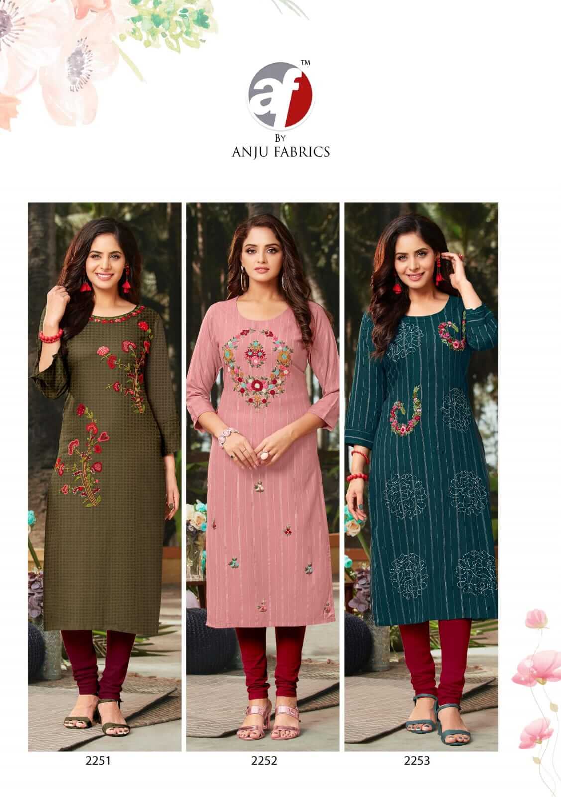 Af Crazy vol 2 Straight Cut Kurti Catalog collection 9