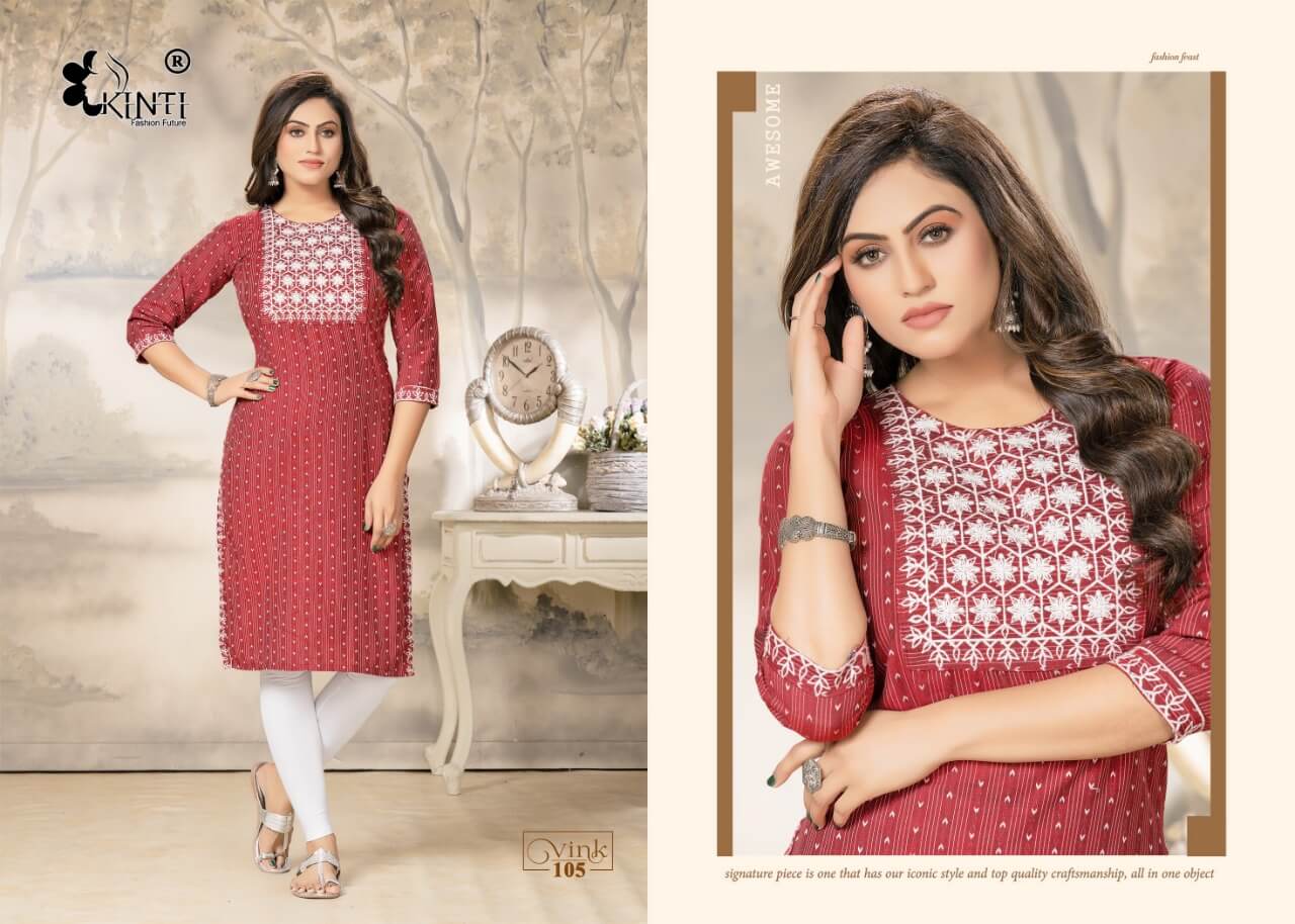 Kinti Vink Casual Wear Kurti Catalog collection 3