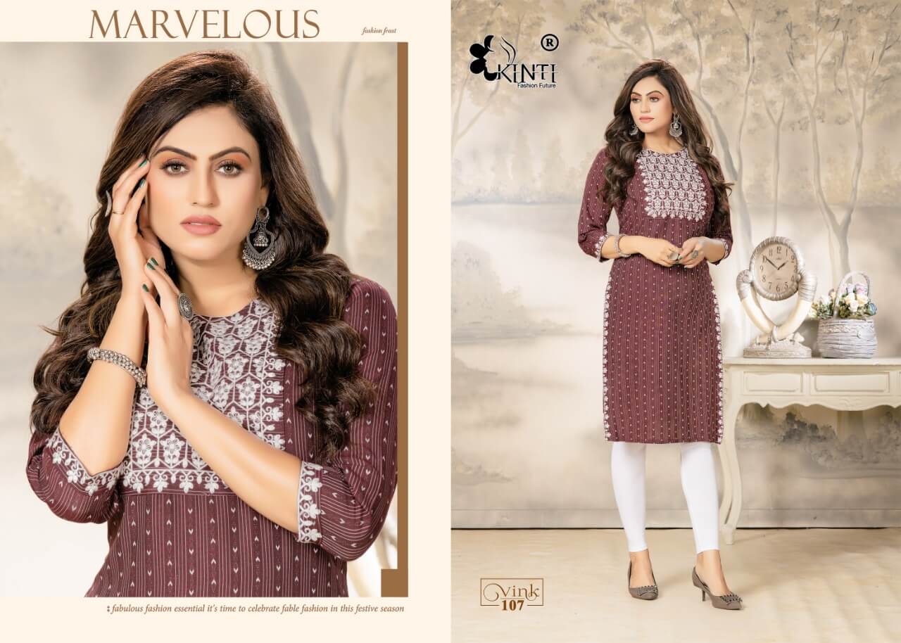 Kinti Vink Casual Wear Kurti Catalog collection 5