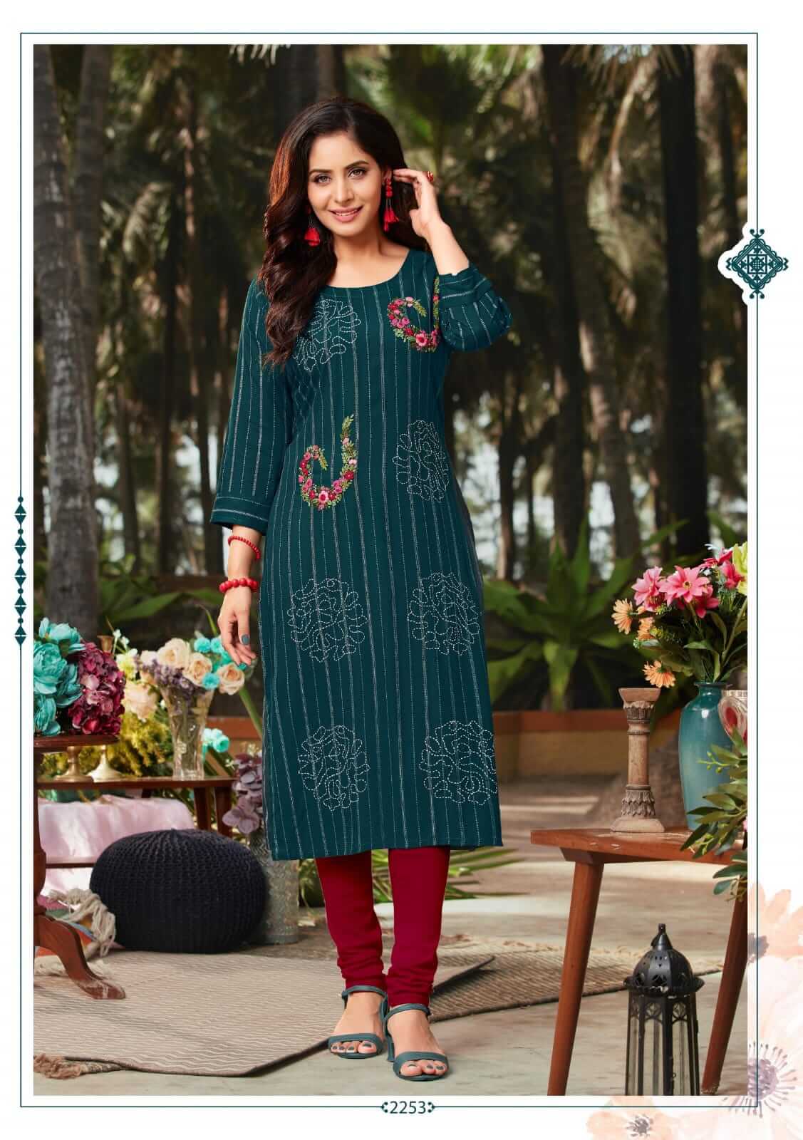 Af Crazy vol 2 Straight Cut Kurti Catalog collection 5