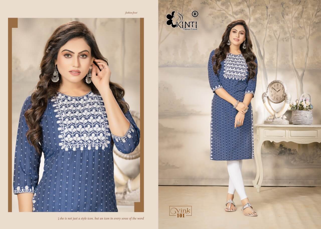 Kinti Vink Casual Wear Kurti Catalog collection 6