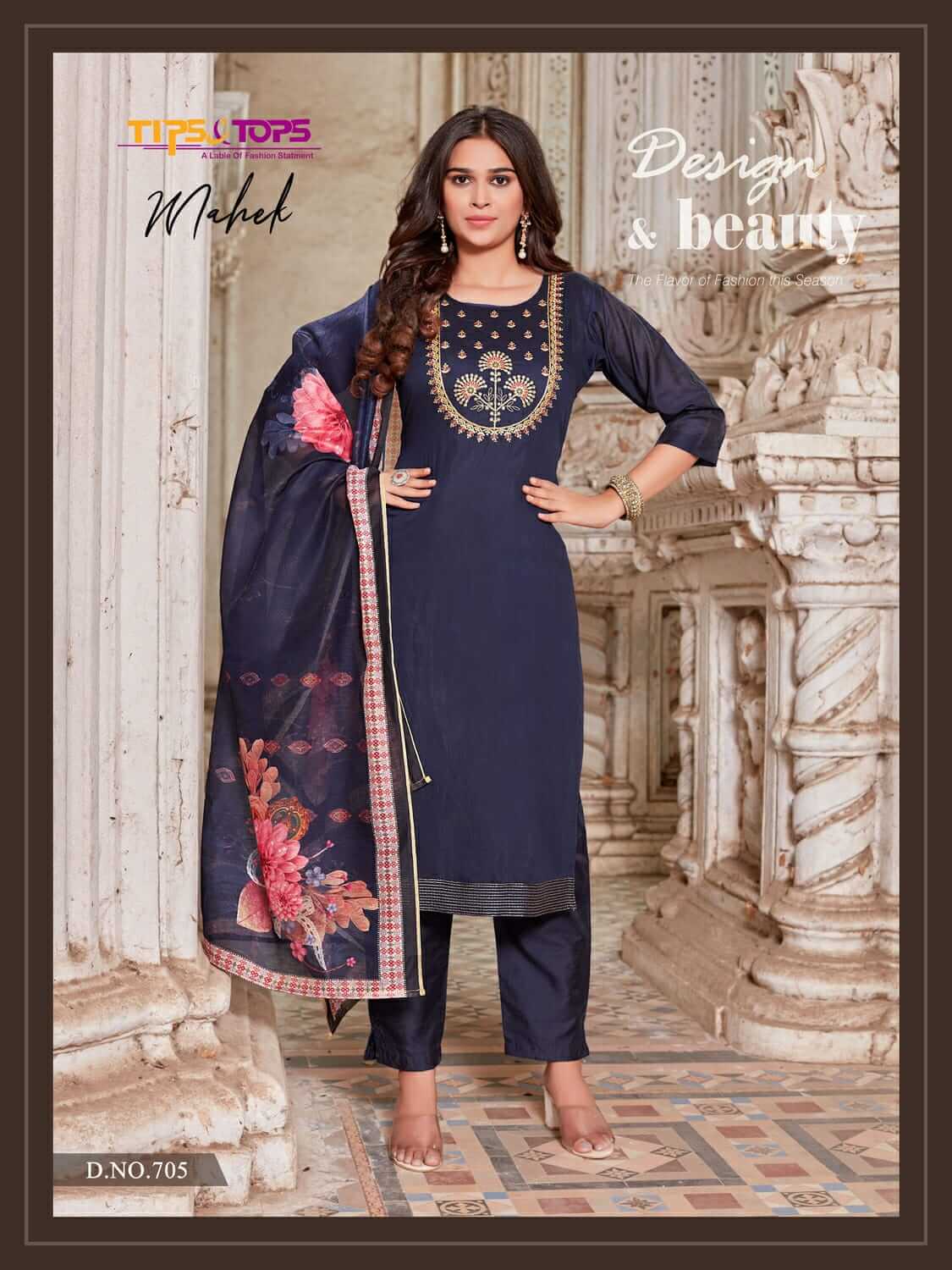 Tips And Tops Mahek Vol 7 Designer Wedding Party Salwar Suit collection 4