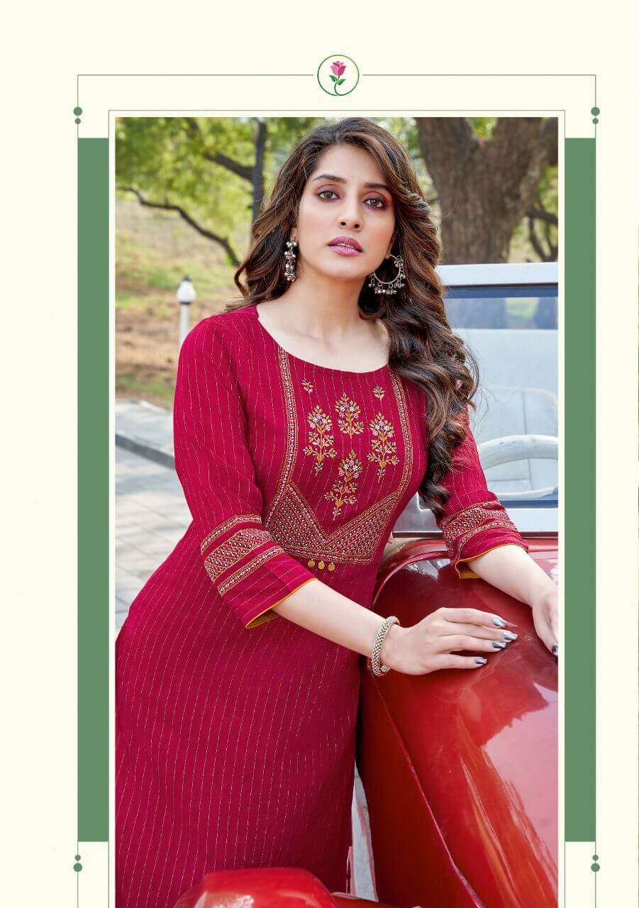 Wooglee Kesar vol 5 Kurti with Bottom Catalog collection 2