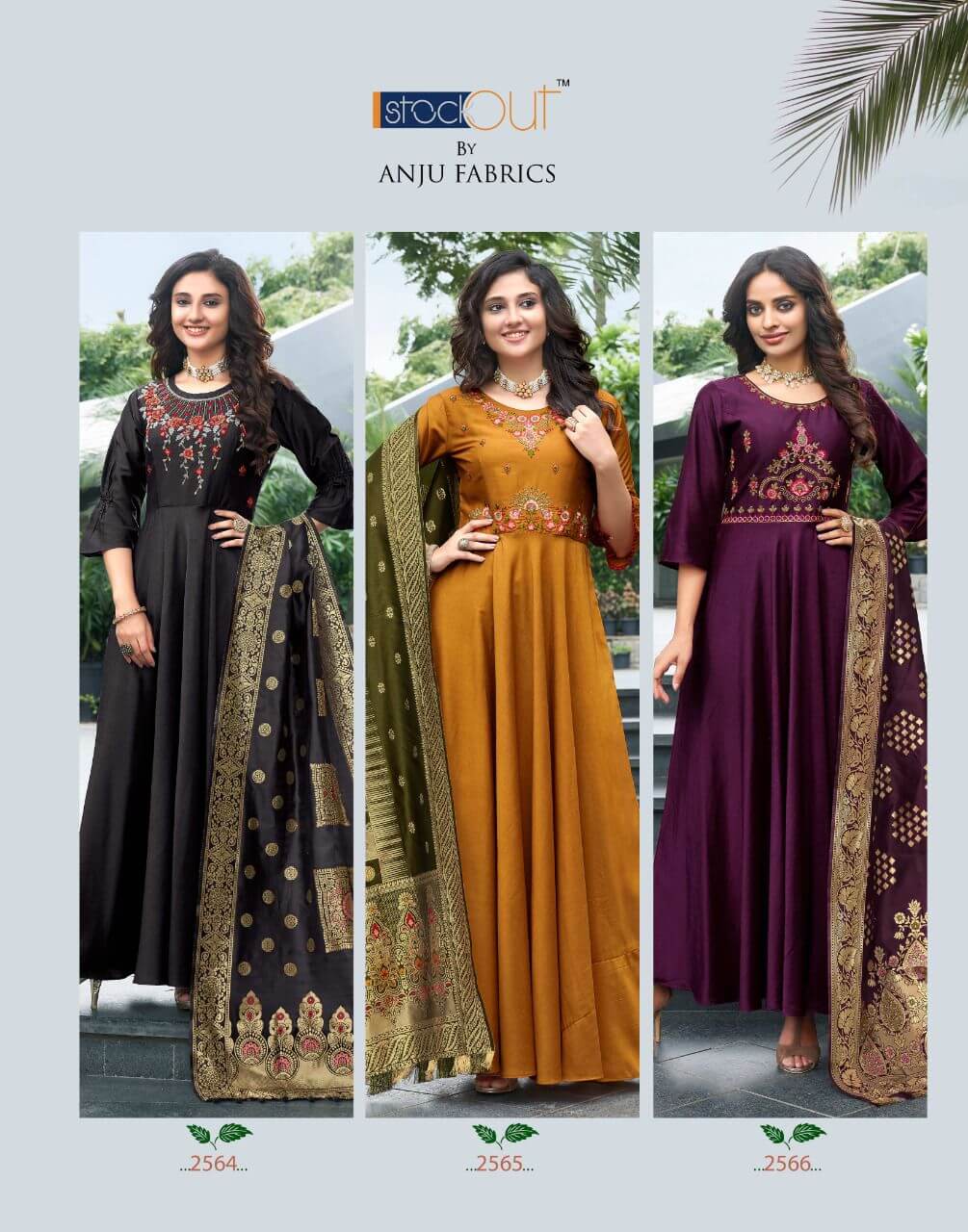 Anju Fabrics Haseen Pal Vol 8 Kurti with Dupatta Catalog collection 1