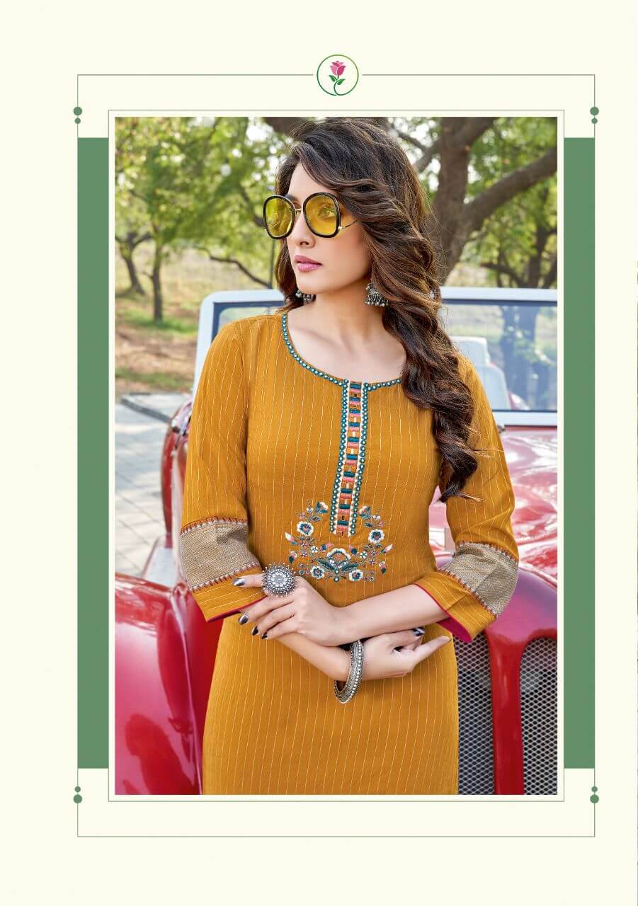 Wooglee Kesar vol 5 Kurti with Bottom Catalog collection 1