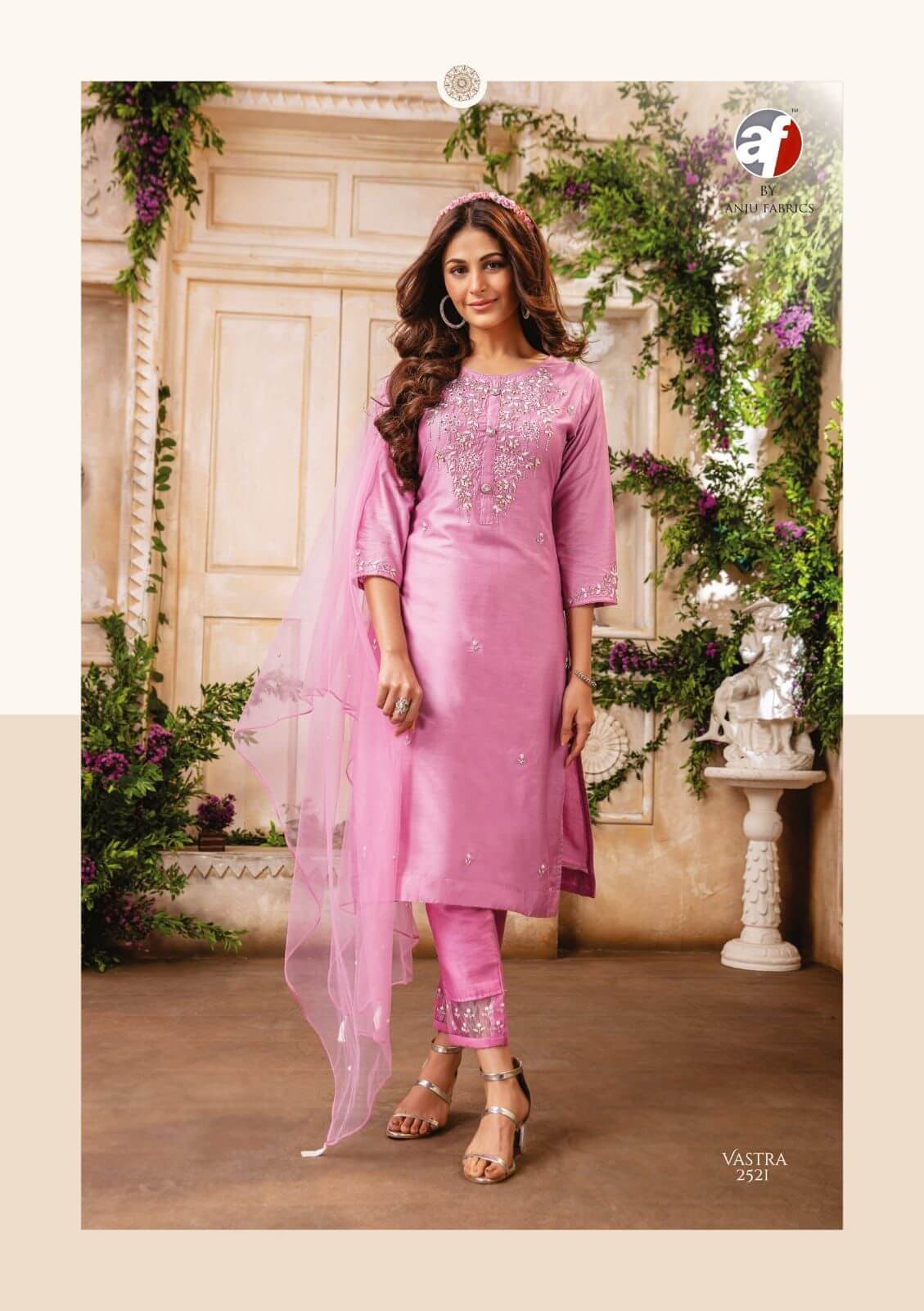 Af Vastra Embroidery Salwar Kameez Catalog collection 4