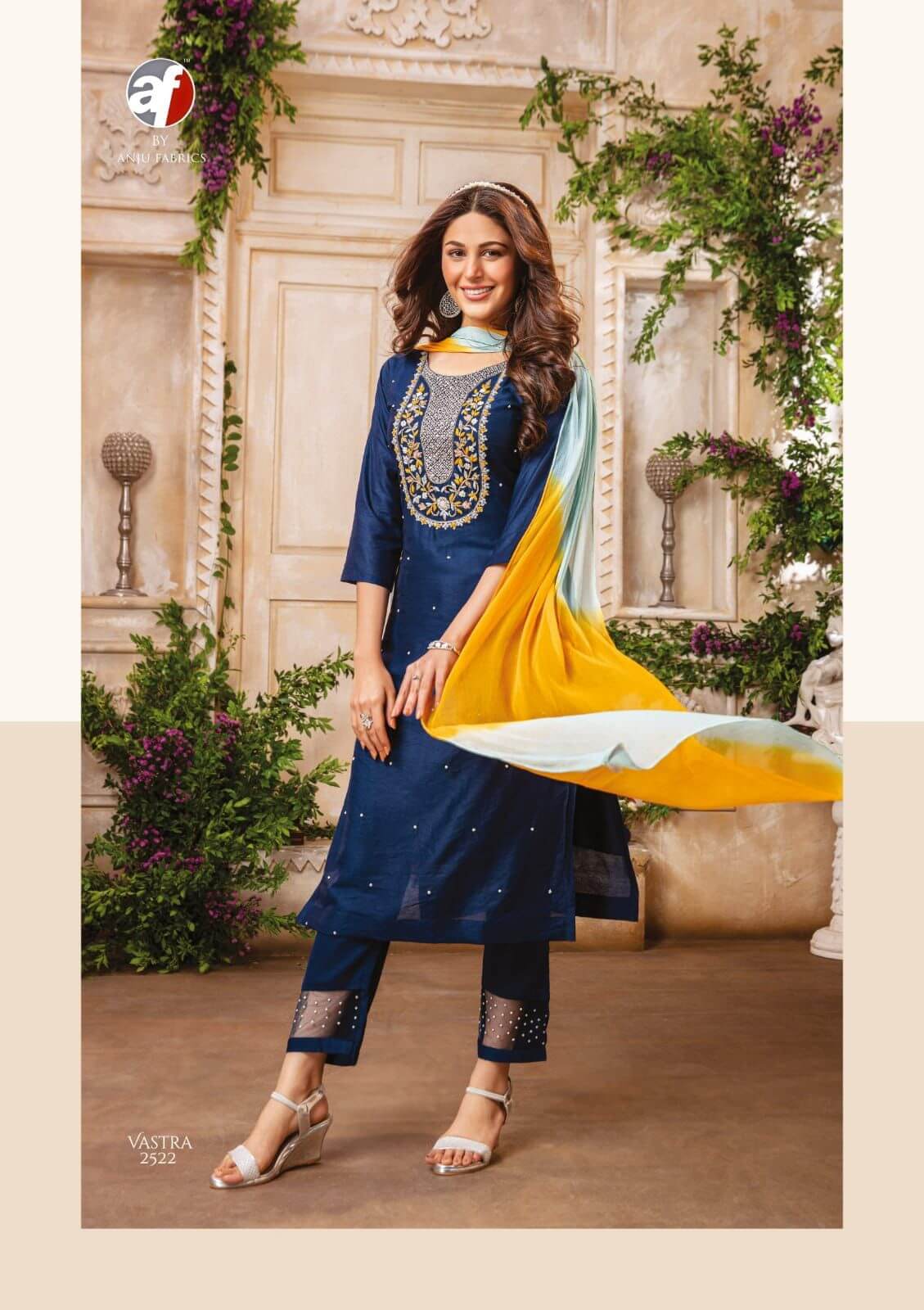 Af Vastra Embroidery Salwar Kameez Catalog collection 5