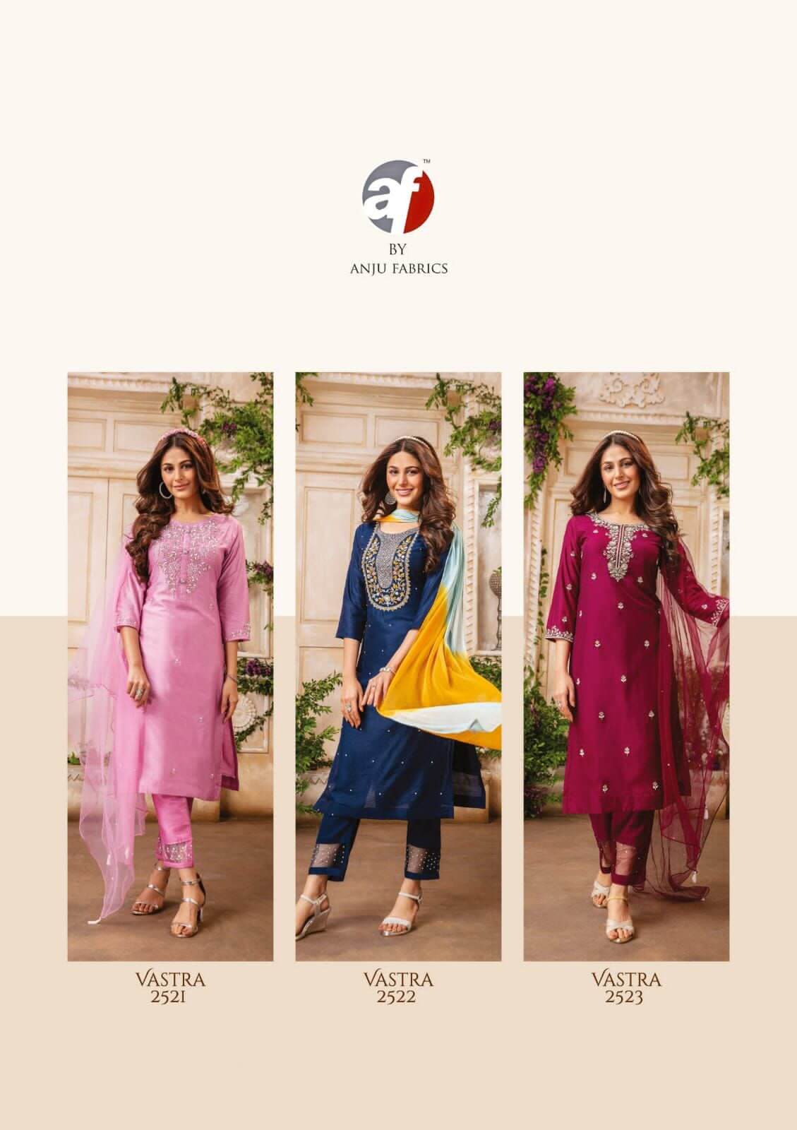 Af Vastra Embroidery Salwar Kameez Catalog collection 7