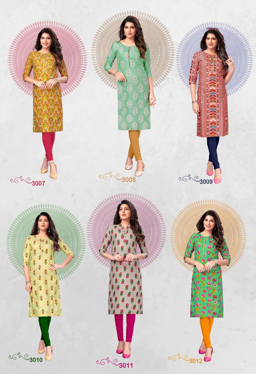 Radhika Traditional vol 3 Casual Wear kurtis collection 14