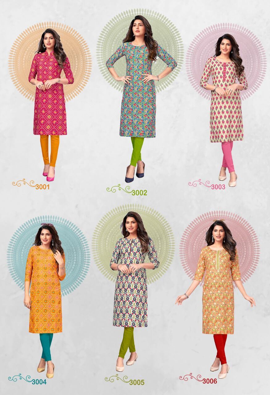 Radhika Traditional vol 3 Casual Wear kurtis collection 12