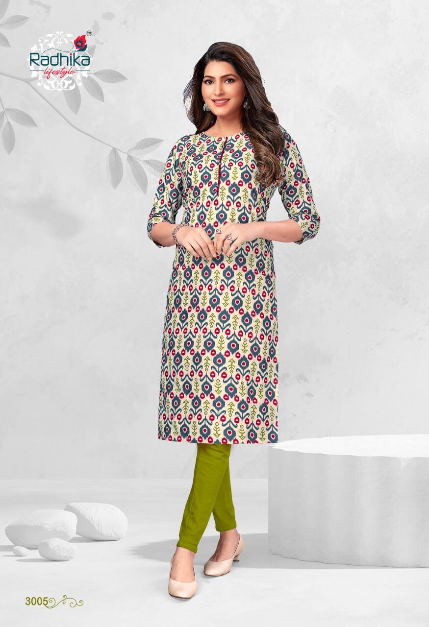 Radhika Traditional vol 3 Casual Wear kurtis collection 8